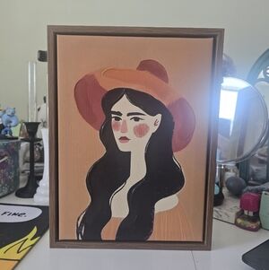 Santa Fe Girl 9"x12" Art